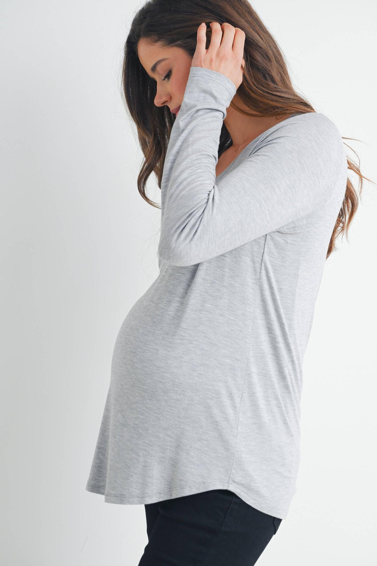 Long Sleeve Nursing/Maternity Top