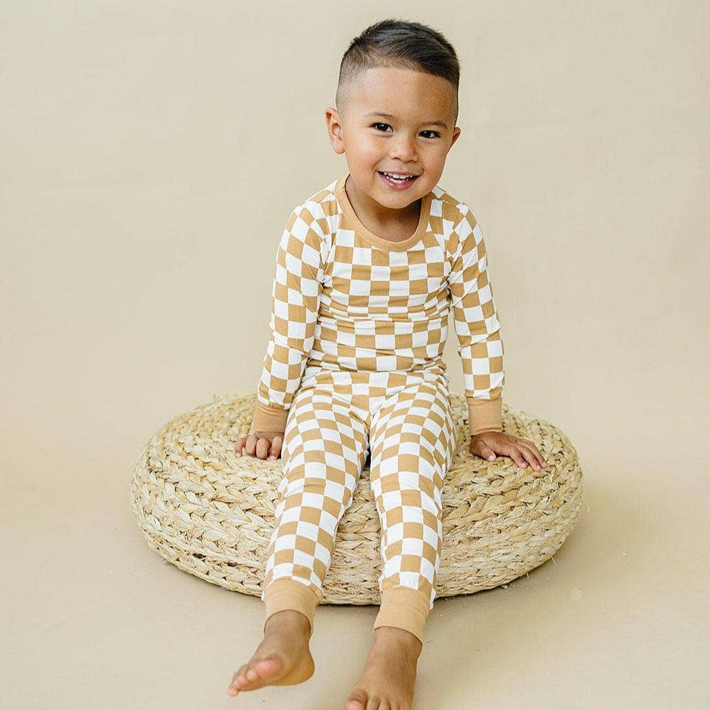 Golden Coast Check 2pc Pajama
