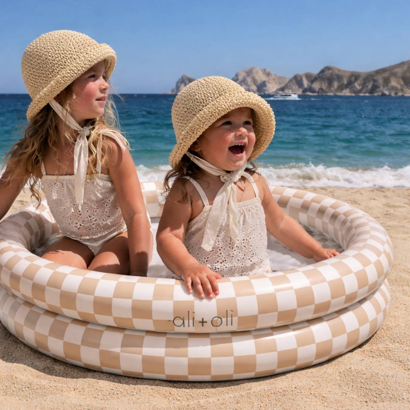 Ali+Oli Two-Ring Inflatable Kiddie Pool