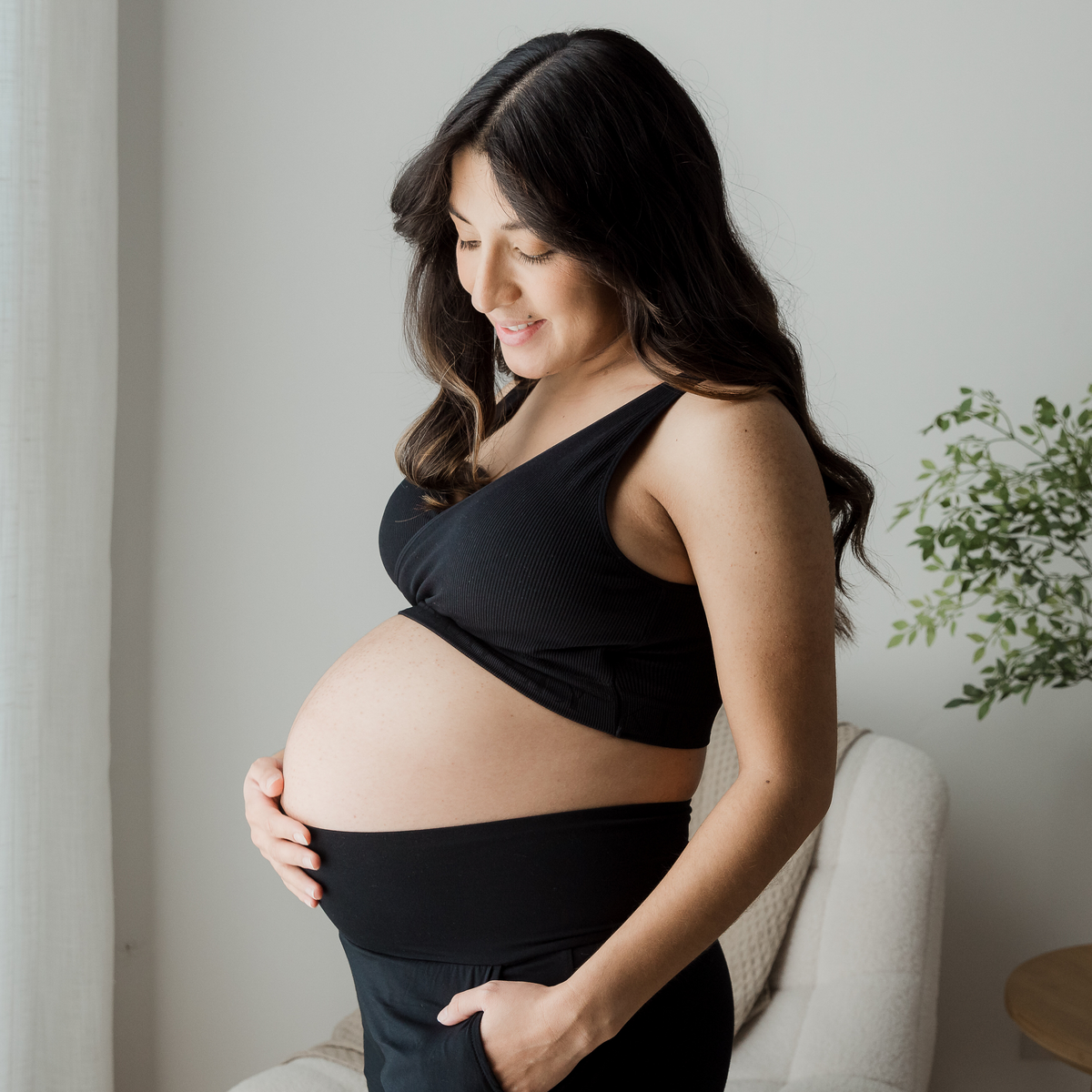 Sublime® Bamboo Maternity & Nursing Plunge Bra