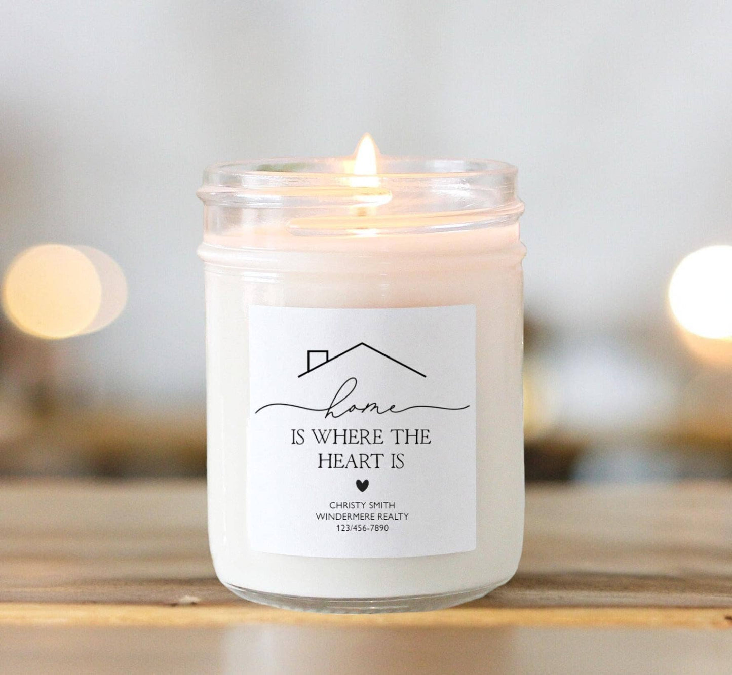 8oz Home is Where the Heart Is Soy Candle