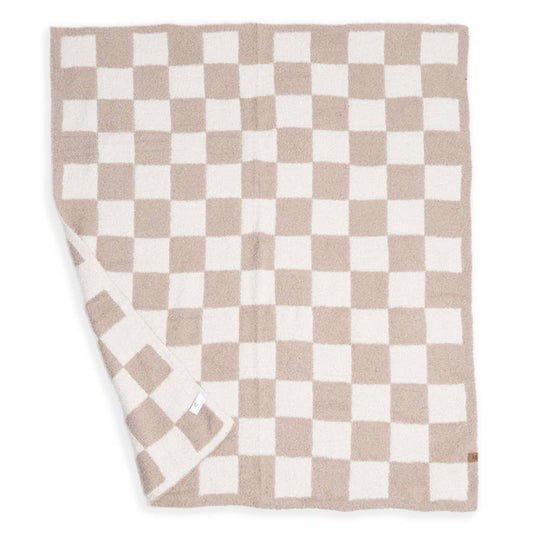 Kids Checkered Pattern Soft Throw Blanket