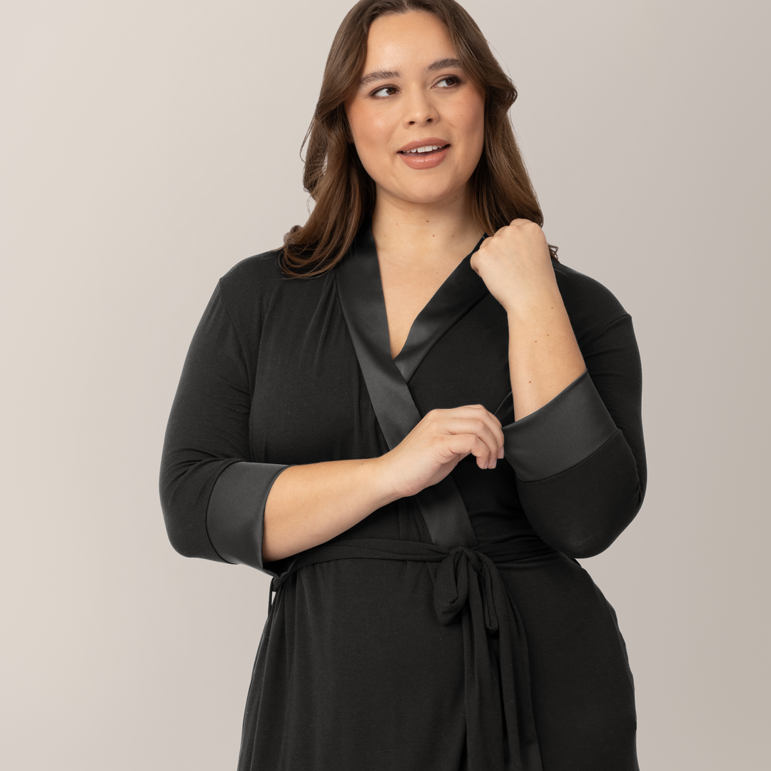 Emmaline Robe w/ Satin Collar