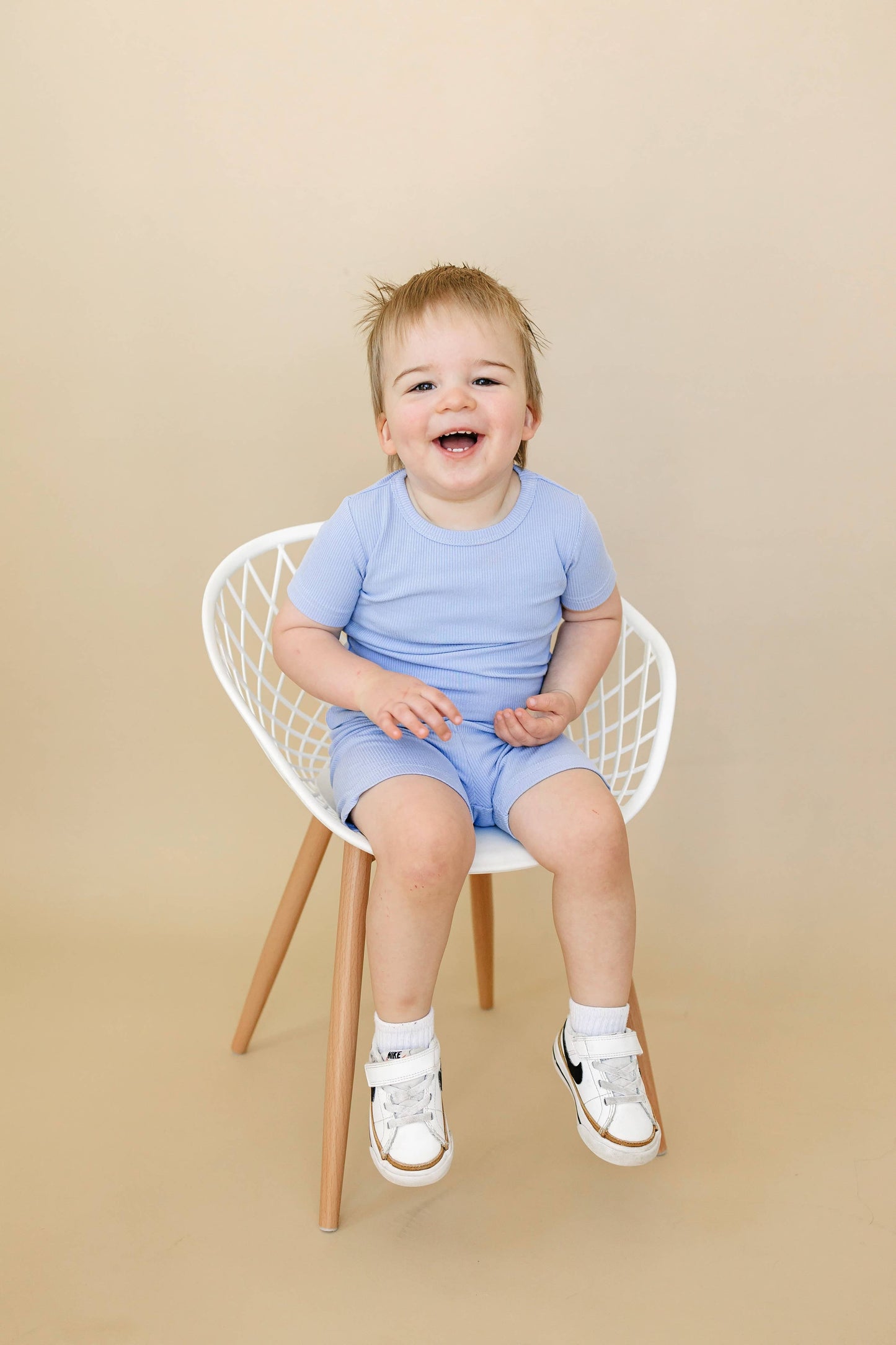 Solid Ribbed Bamboo 2pc Pajamas
