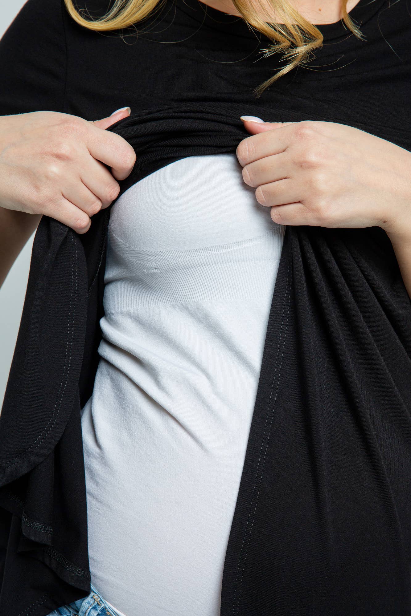 Short Sleeve Maternity Nursing Top