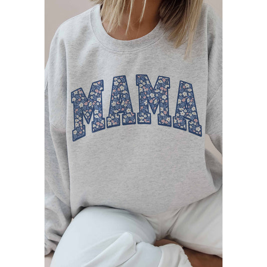 FLORAL MAMA Graphic Sweatshirt