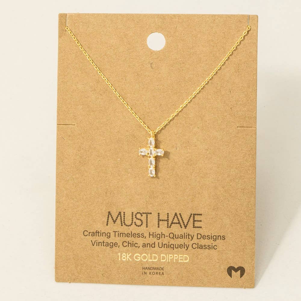 Cross Pendant Necklace
