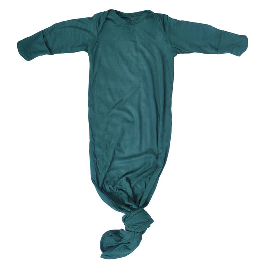 Forest Green Ribbed Gown