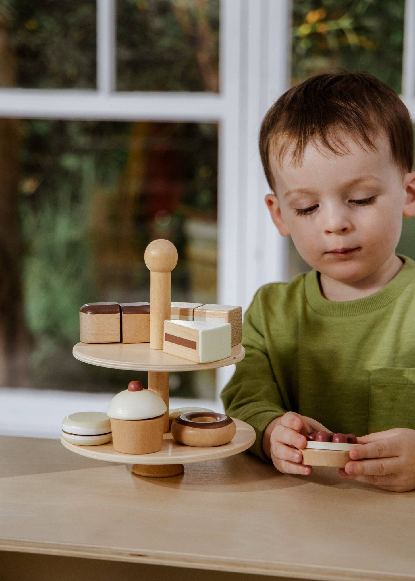 Wooden Desserts Tower