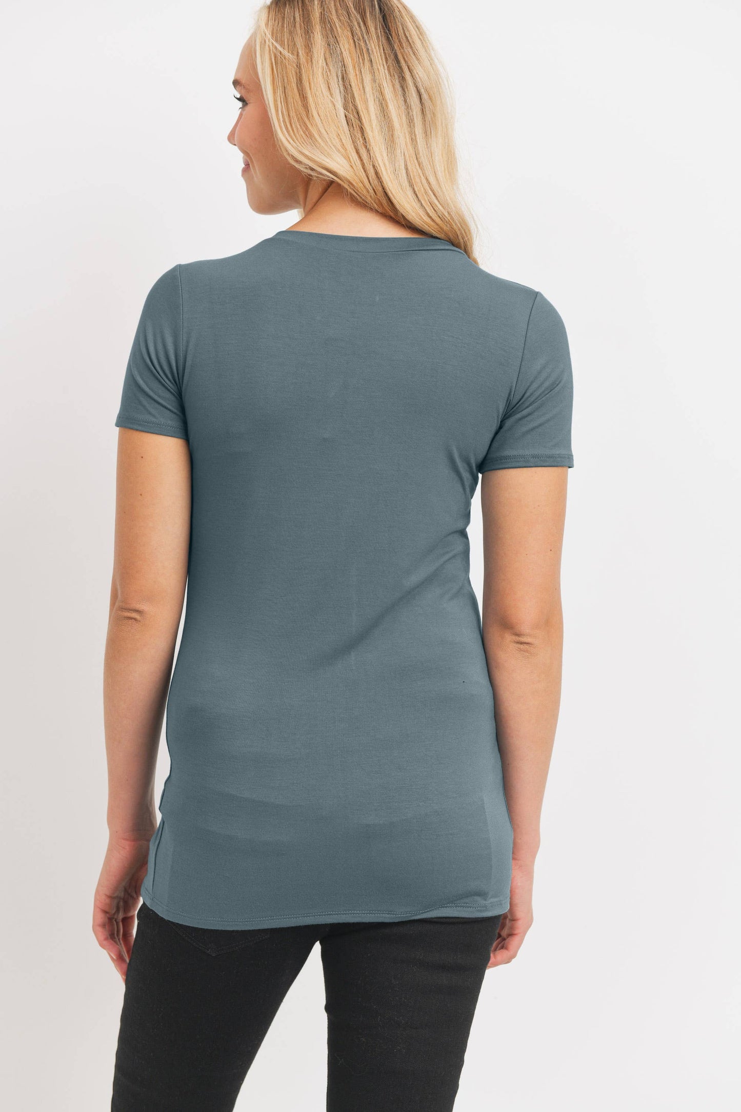 Maternity Fitted Short Sleeve Tee