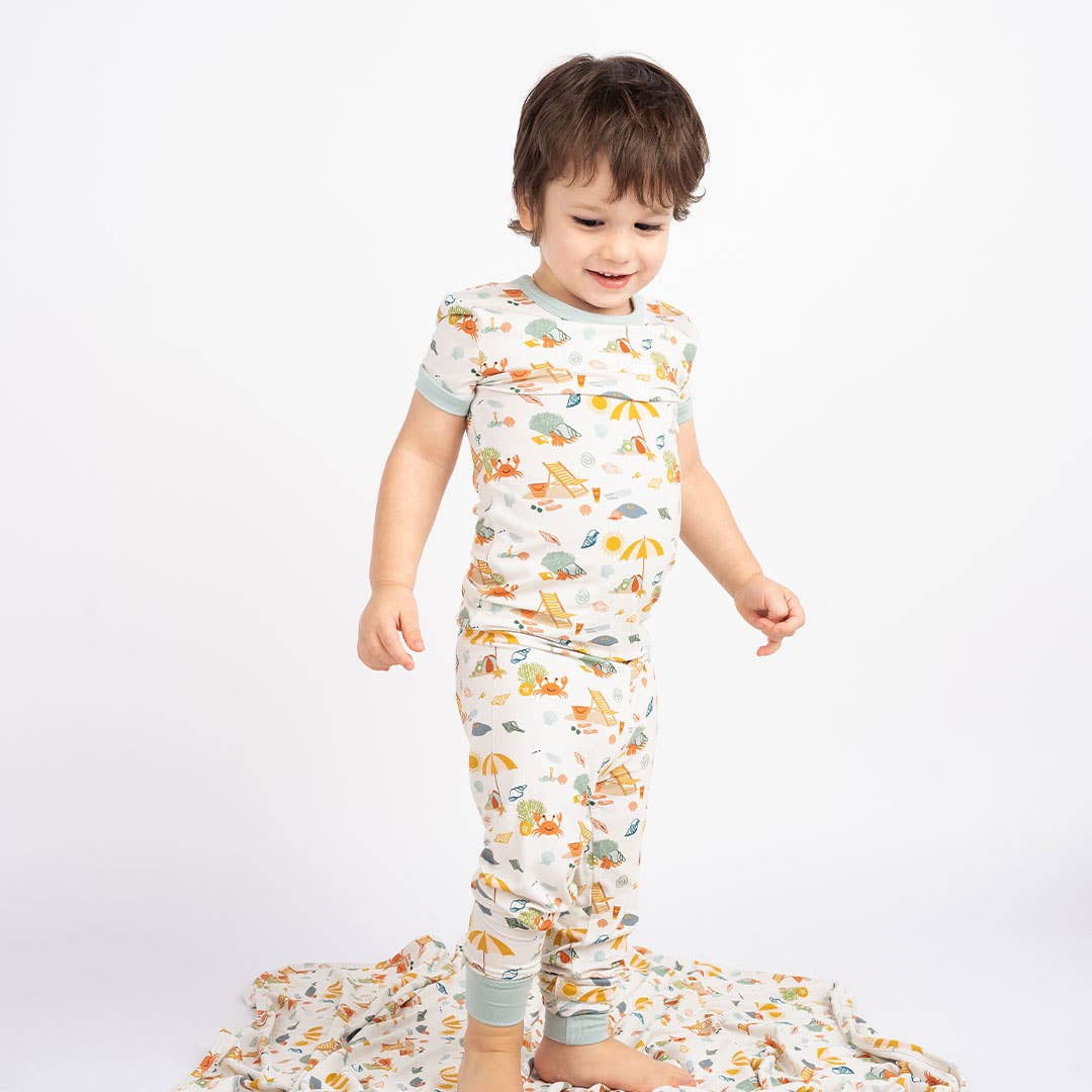 Beach Day Summer Bamboo Pajama Set