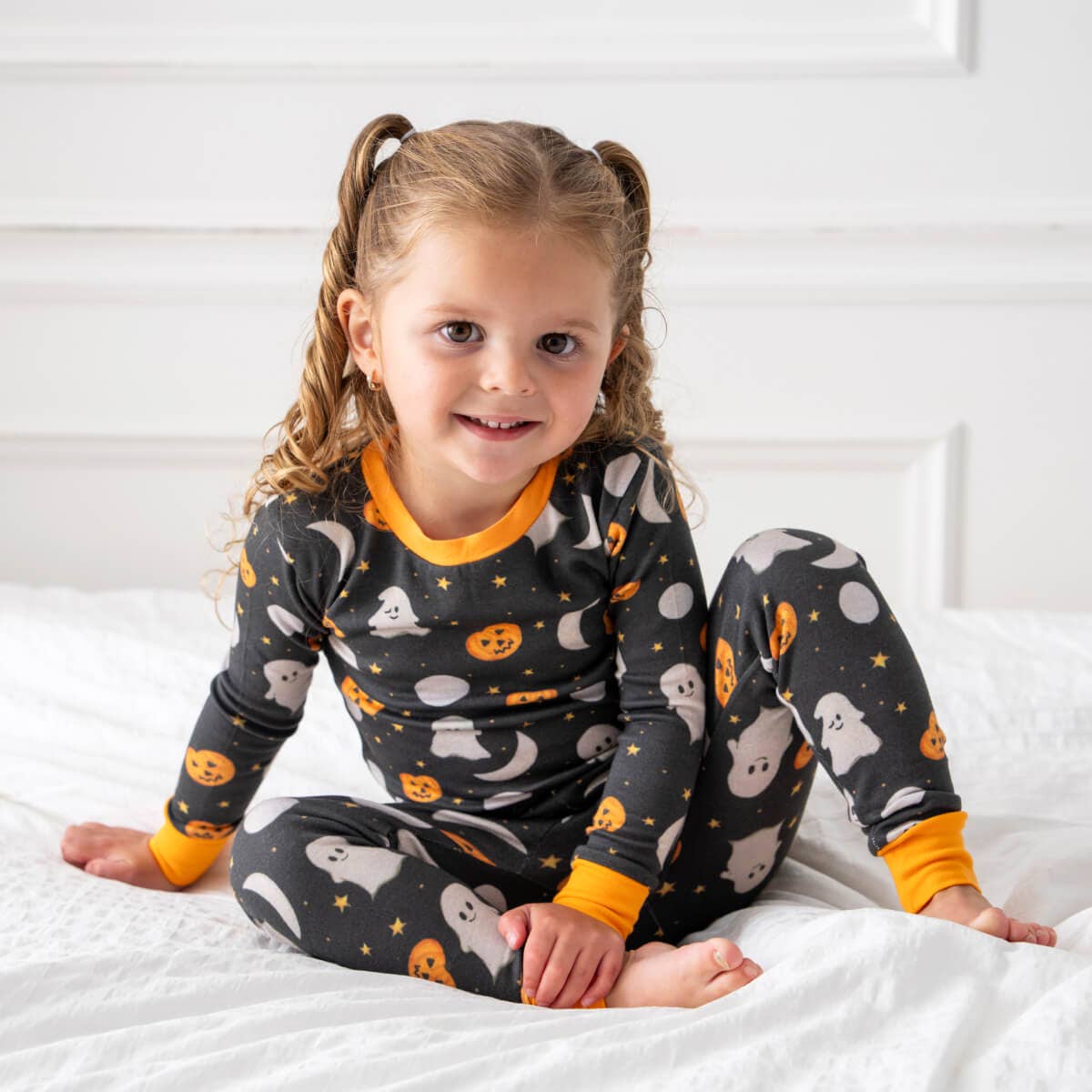 Toddler/Kids Bamboo Pajamas - Ghosts