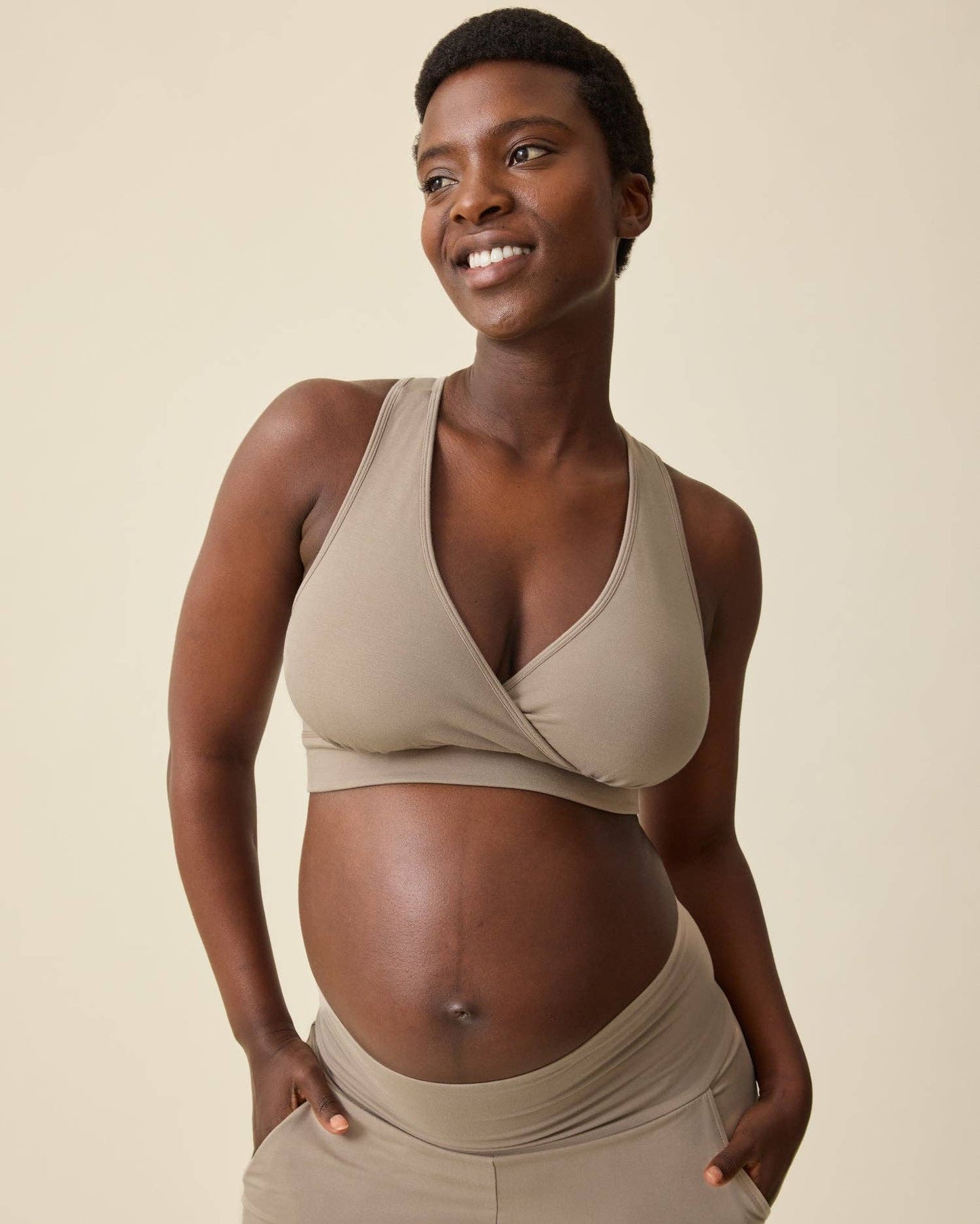 French Terry Racerback Nursing & Sleep Bra
