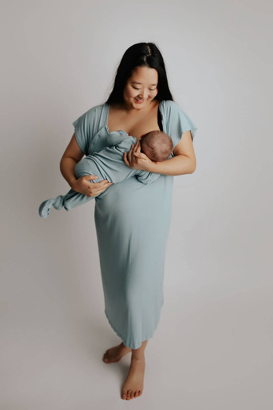 Blue Bird Labor and Delivery/ Nursing Gown
