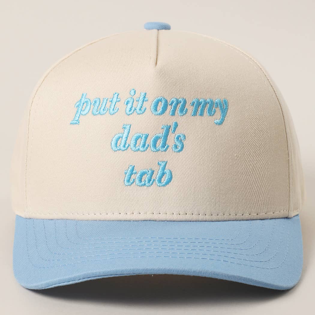 PUT IT ON MY DAD'S TAB KIDS Trucker Hat