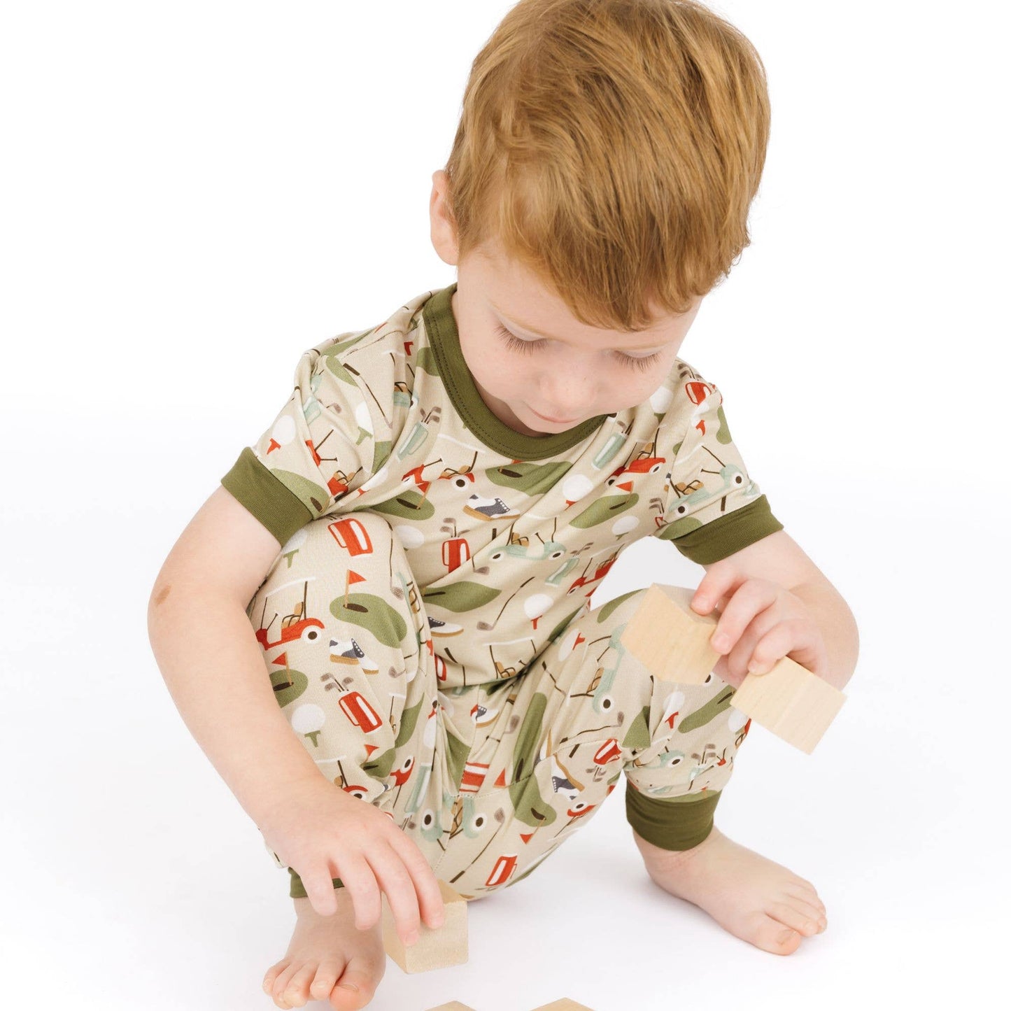 Tee Time Golf Bamboo Pajama Set