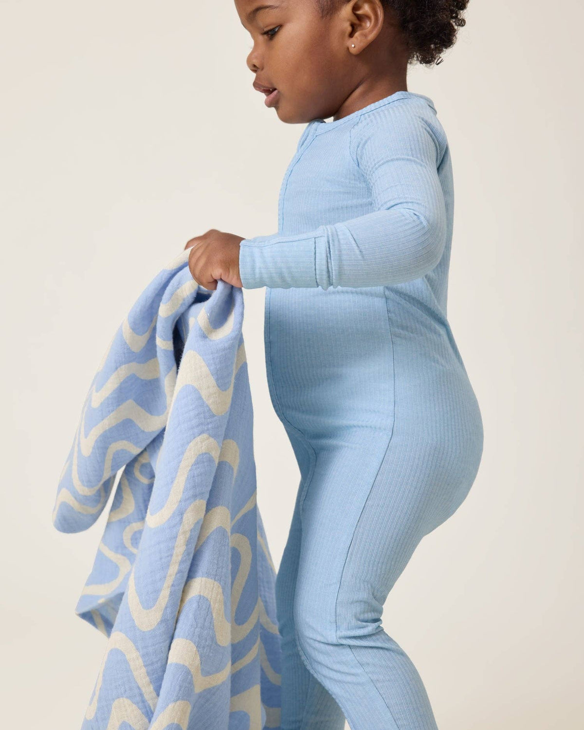 Ribbed Bamboo Baby Pajama
