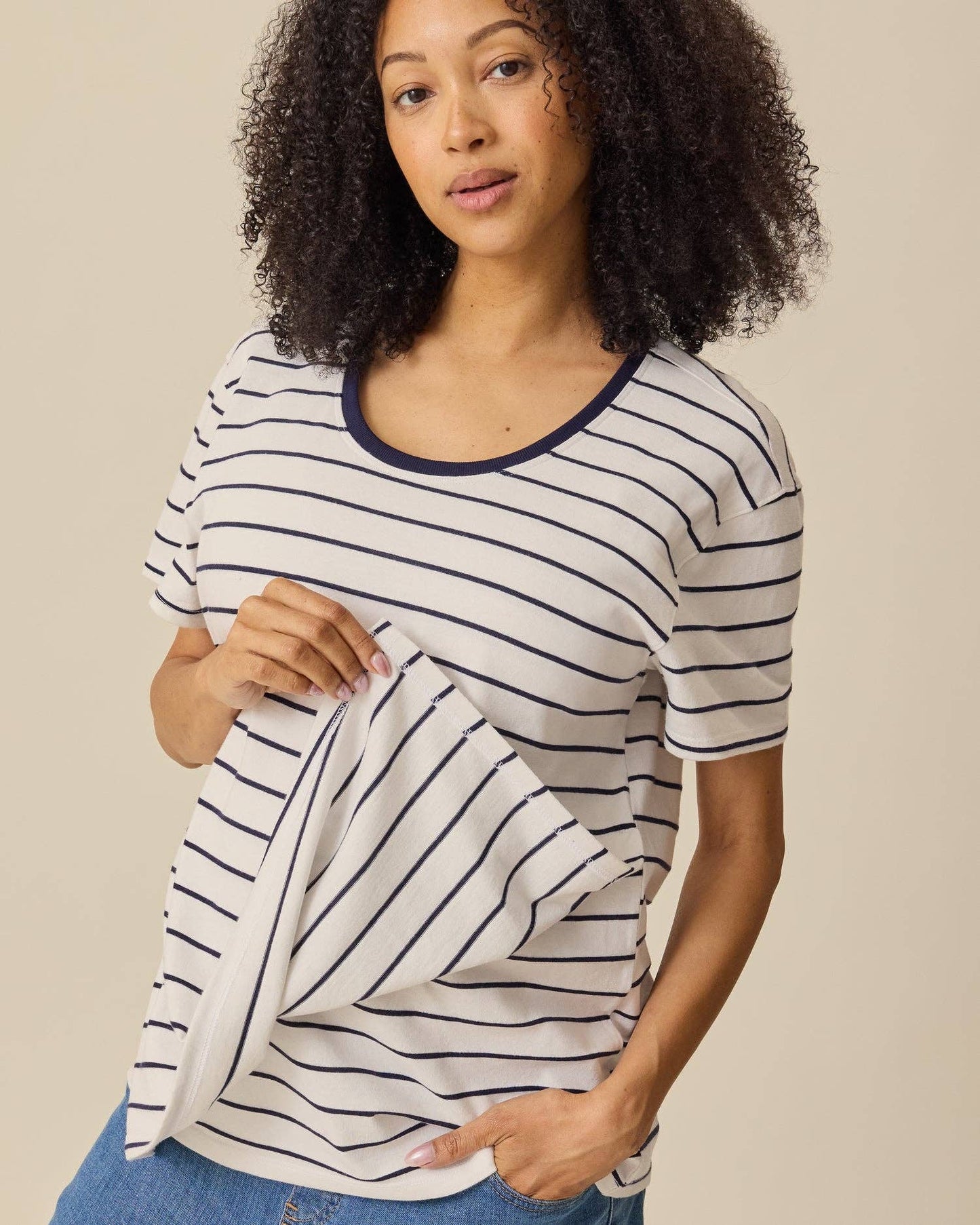 Relaxed Maternity & Nursing T-shirt