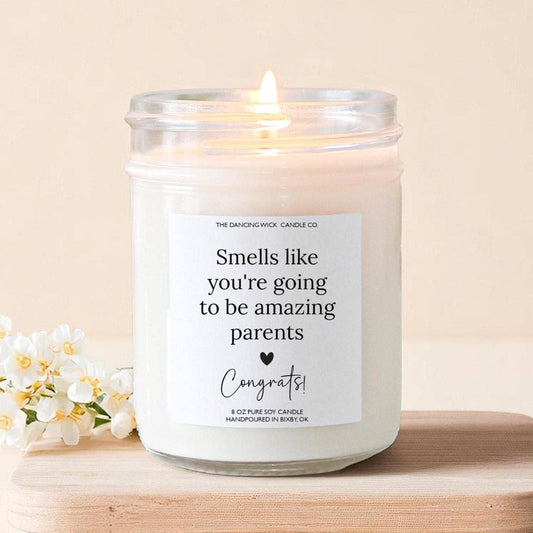 8oz New Parents Gift Candle