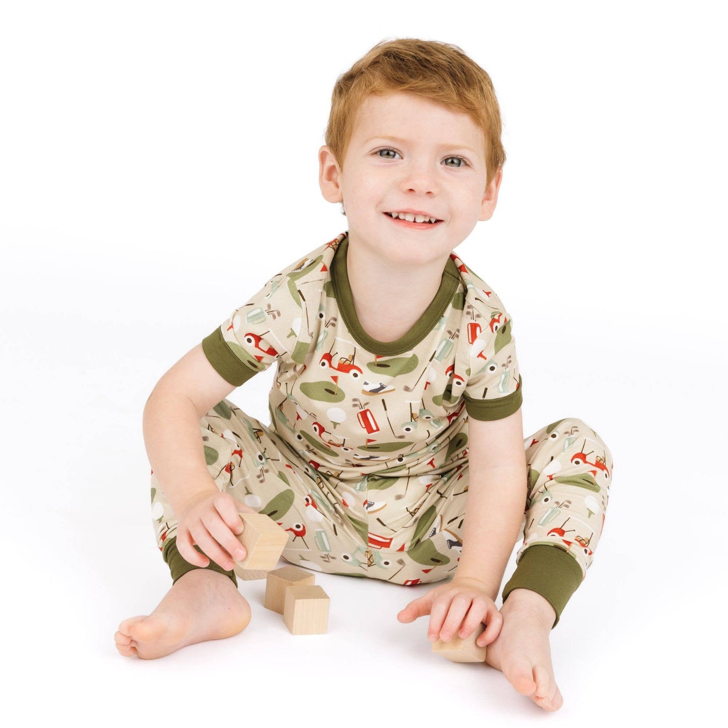 Tee Time Golf Bamboo Pajama Set