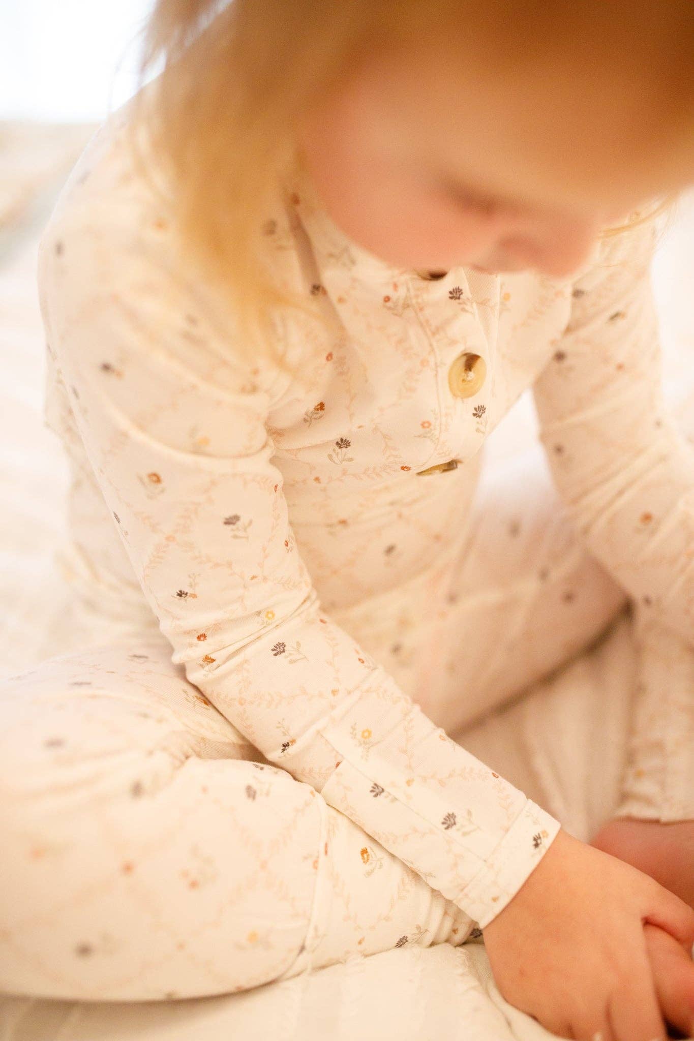 Vintage Blooms Floral 2pc Bamboo Pajamas