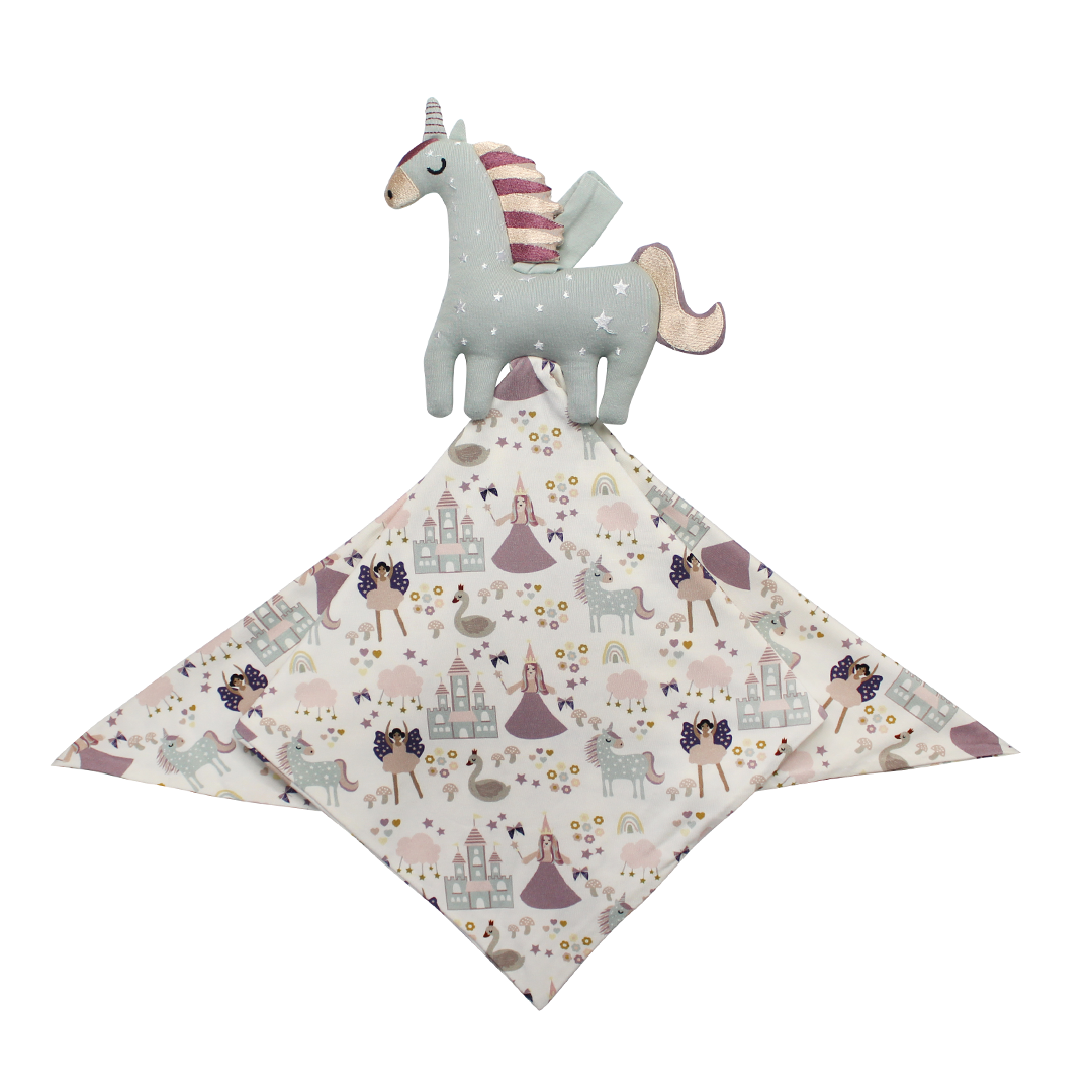 Unicorn Bamboo Baby Lovey