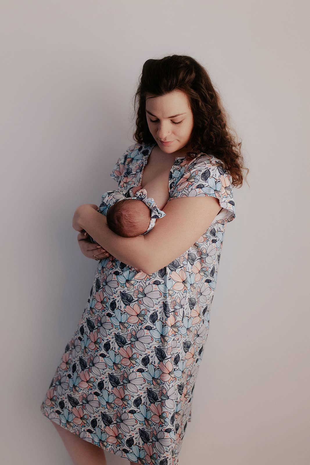 Flower Bloom Labor and Delivery/ Nursing Gown