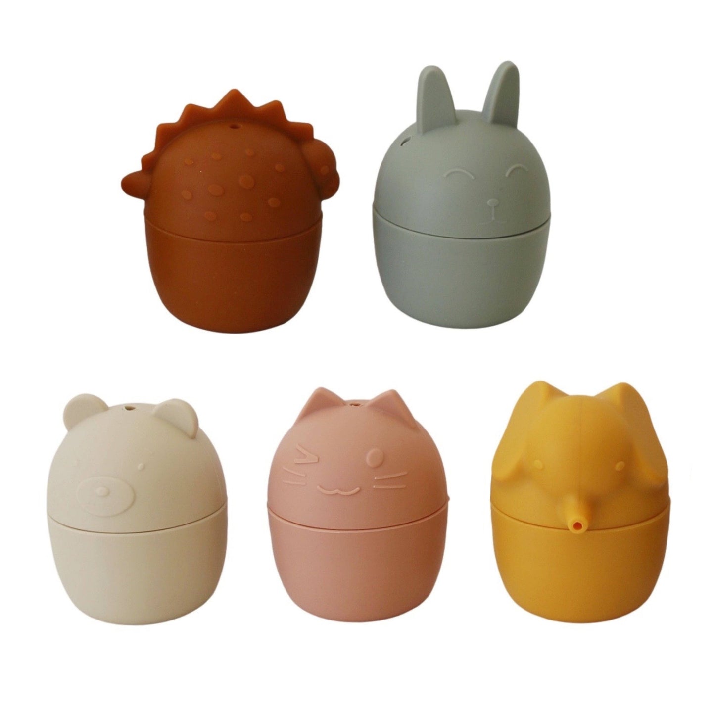 Silicone Bath Toy Set 