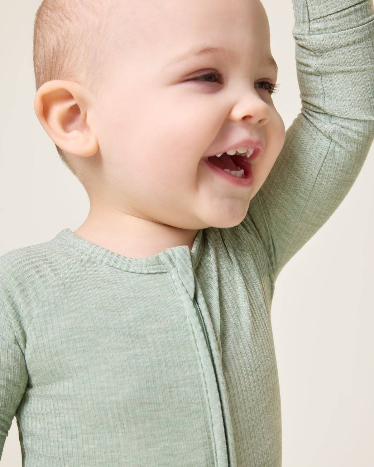 Ribbed Bamboo Baby Pajama