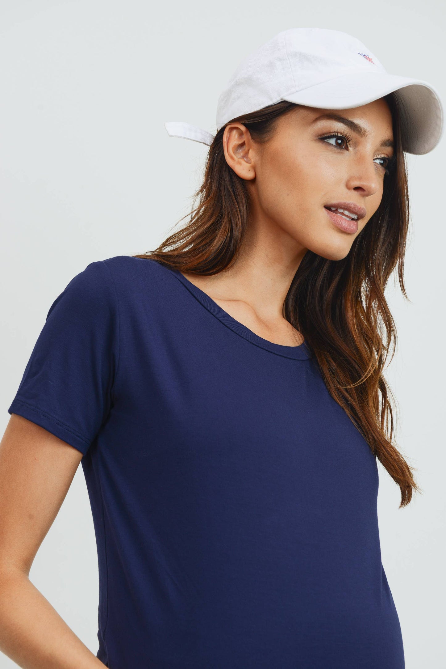 Maternity Fitted Short Sleeve Tee