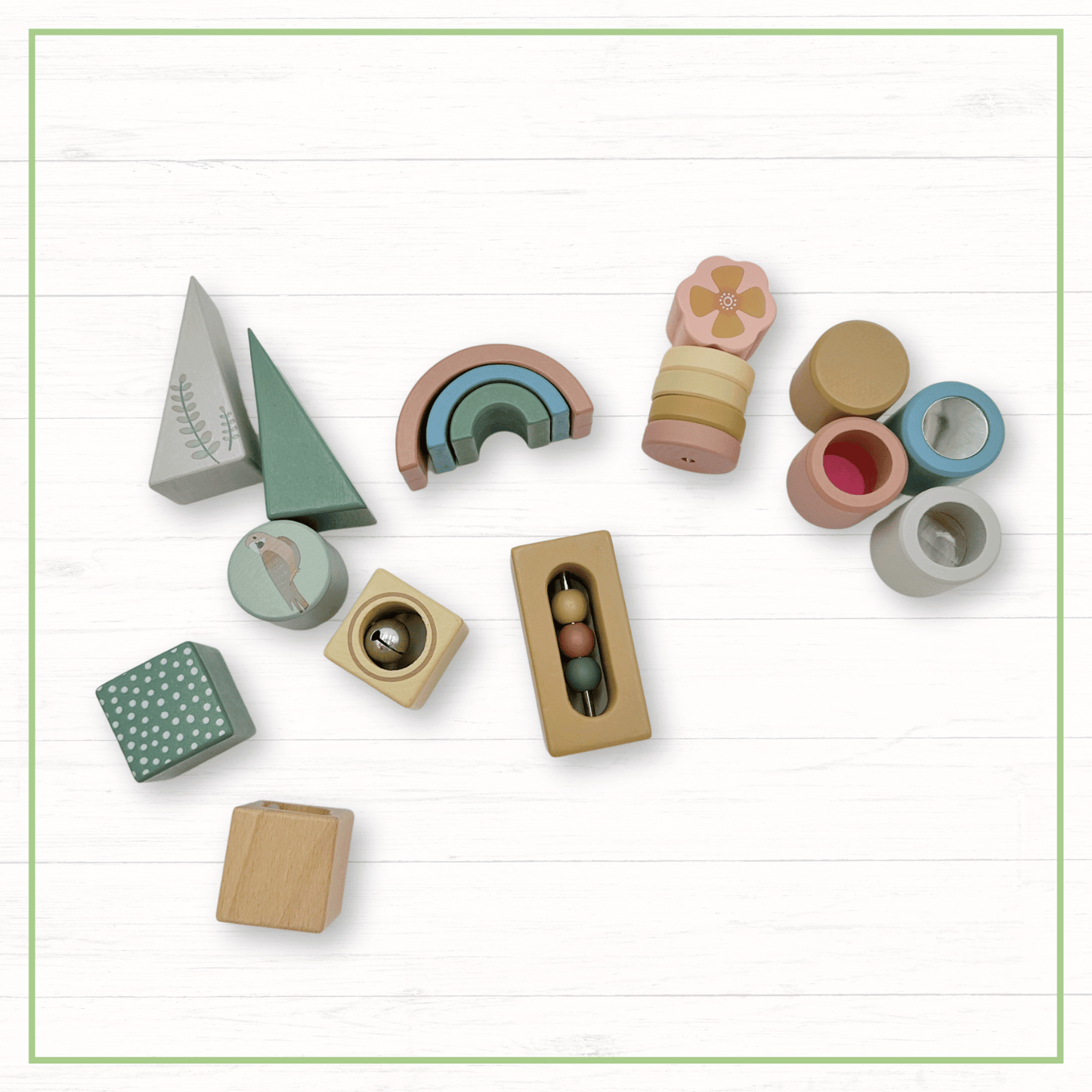 Wooden Activity Blocks 15pc