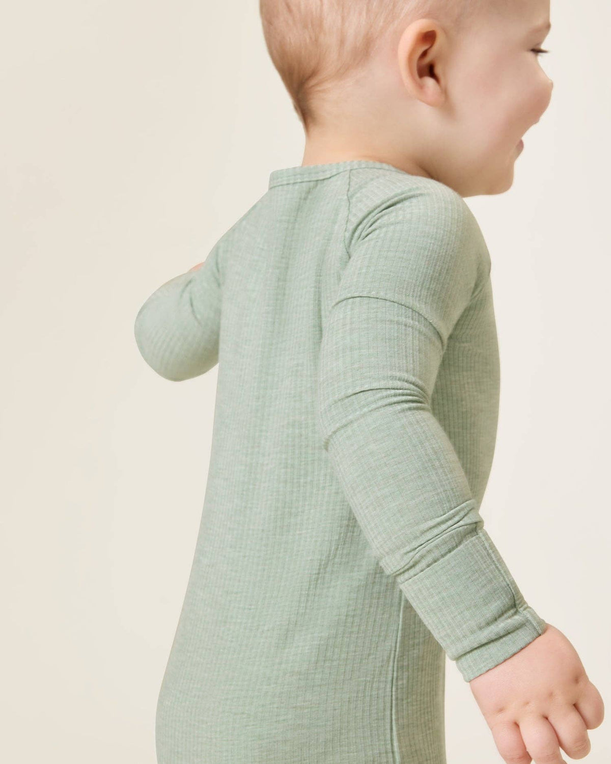 Ribbed Bamboo Baby Pajama