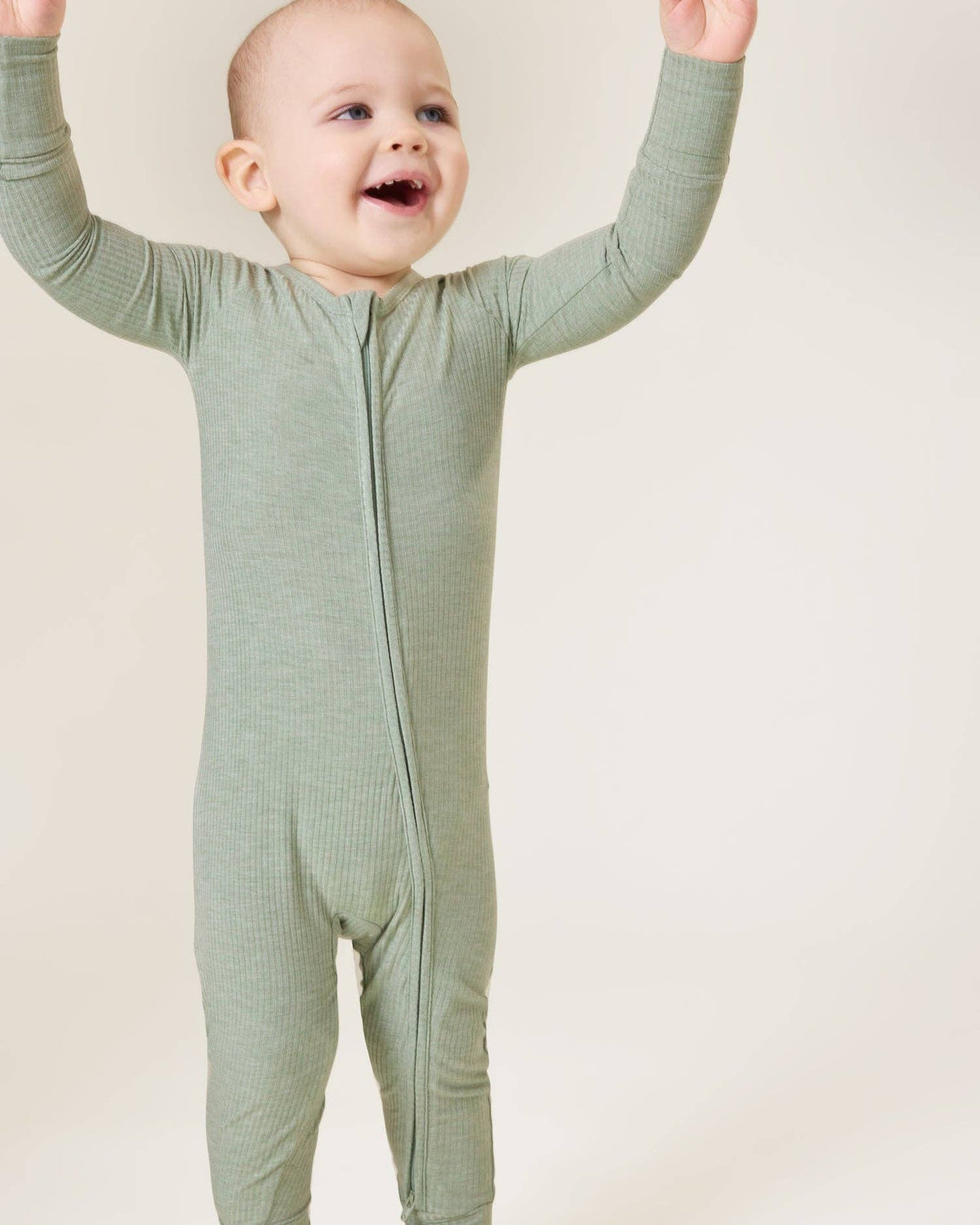 Ribbed Bamboo Baby Pajama