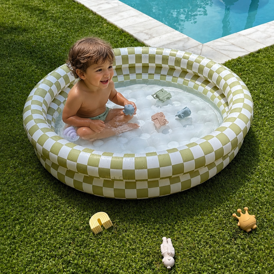 Ali+Oli Two-Ring Inflatable Kiddie Pool
