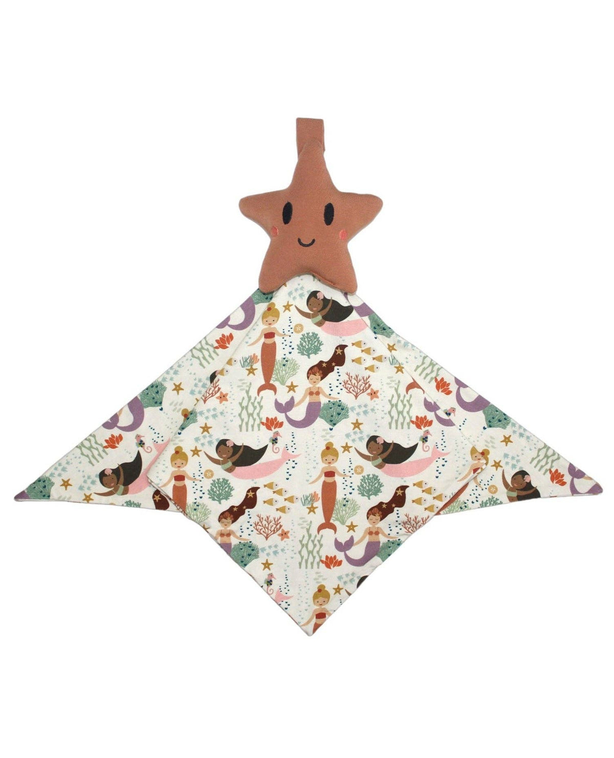 Starfish Mermaid Bamboo Baby Lovey