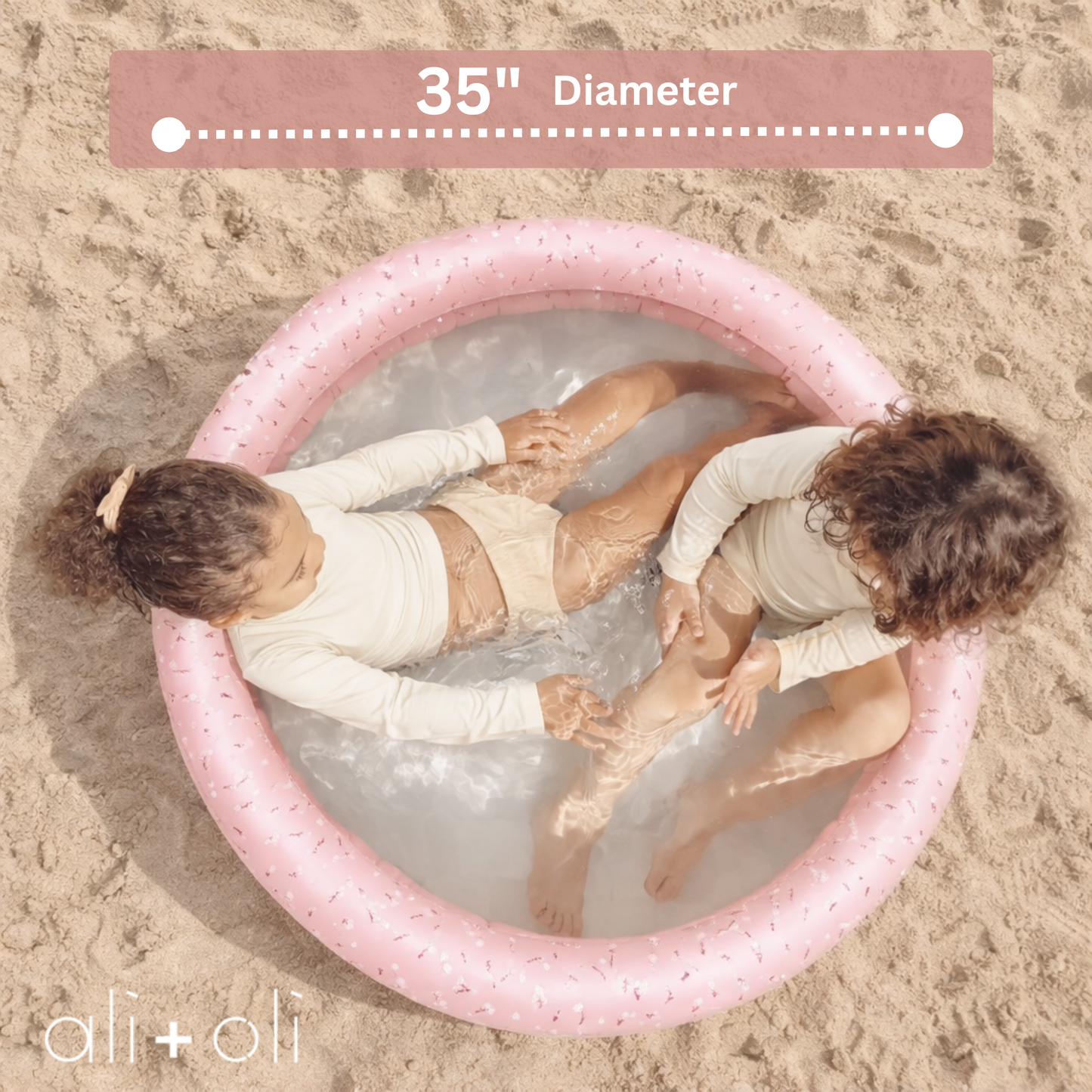 Ali+Oli Two-Ring Inflatable Kiddie Pool