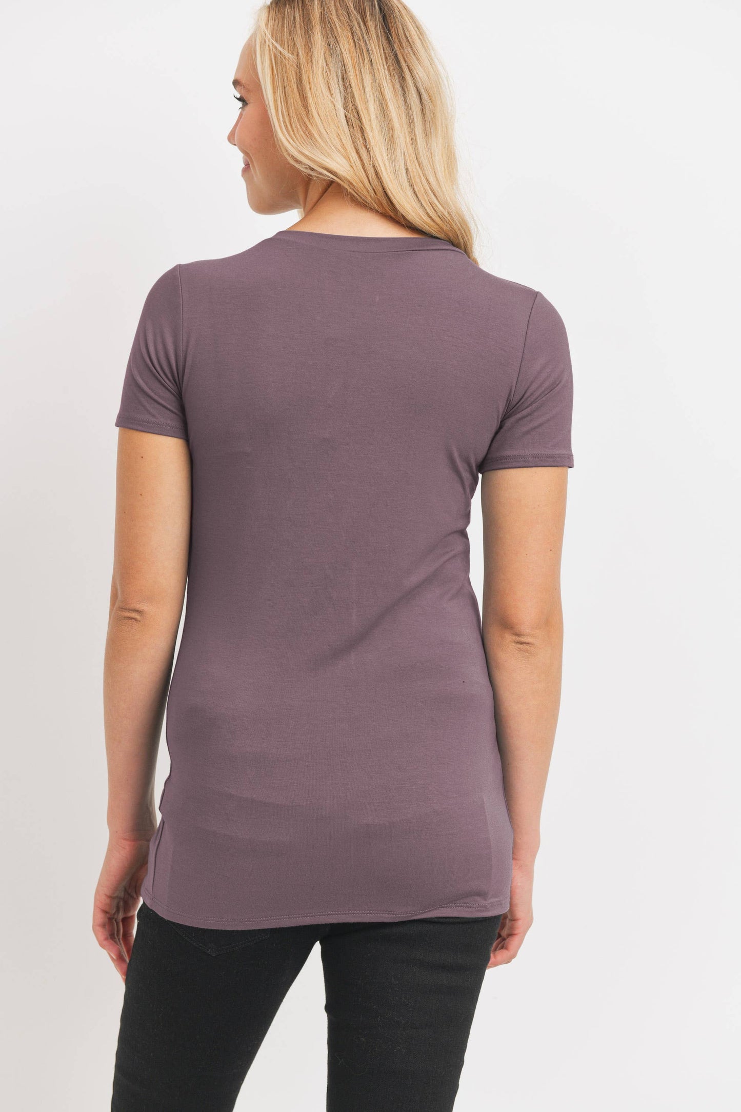 Maternity Fitted Short Sleeve Tee
