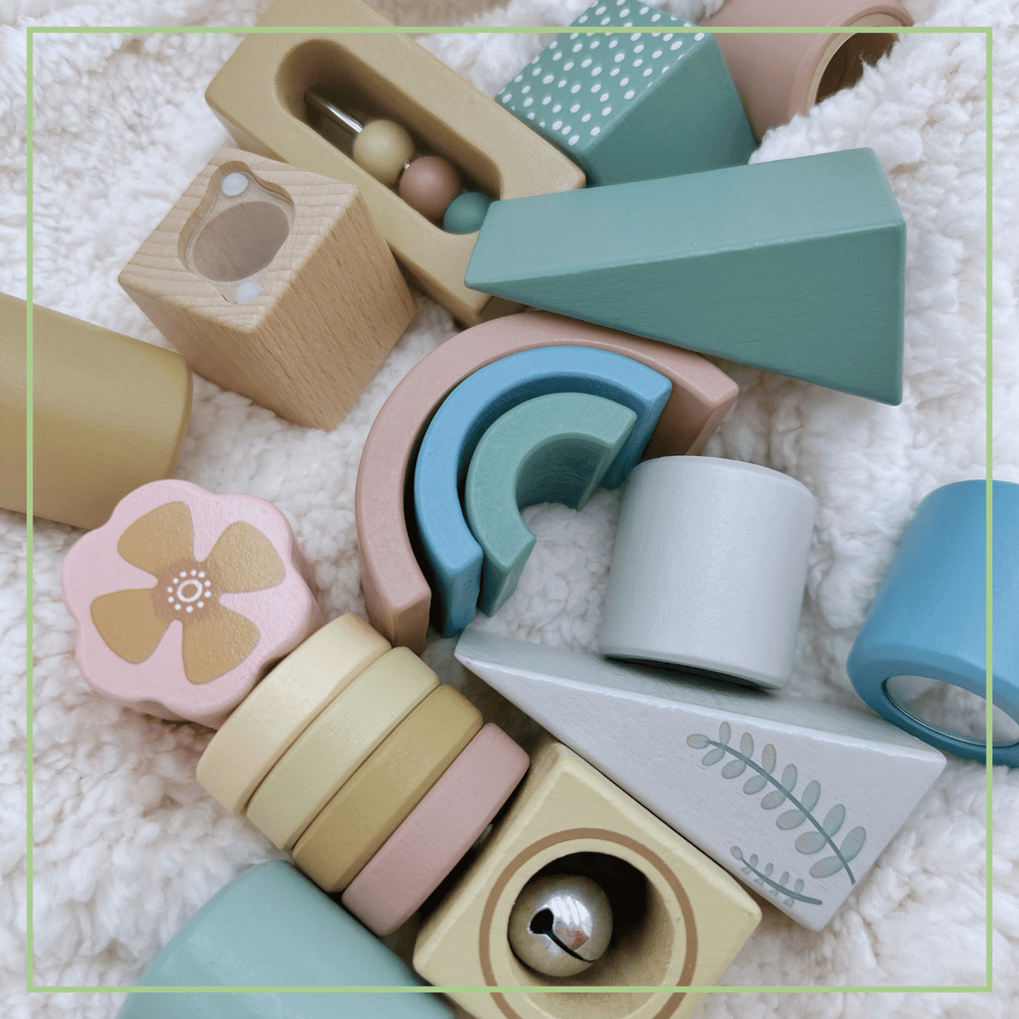 Wooden Activity Blocks 15pc