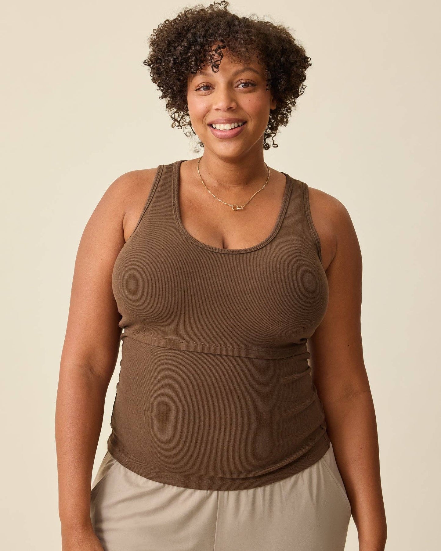 Ribbed Bamboo Nursing Tank