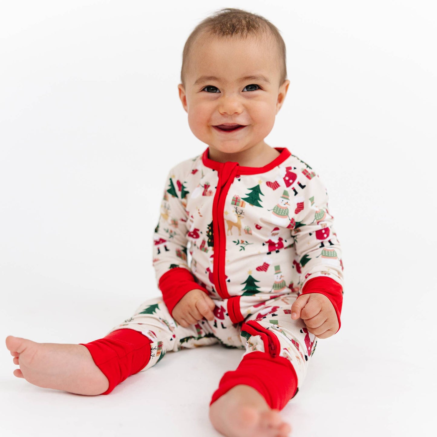 Christmas Bamboo Convertible Baby Pajama