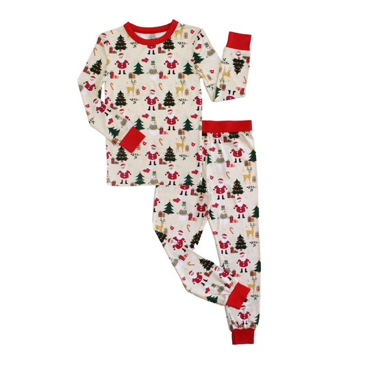 Christmas Bamboo Kids Pajama Pants Set