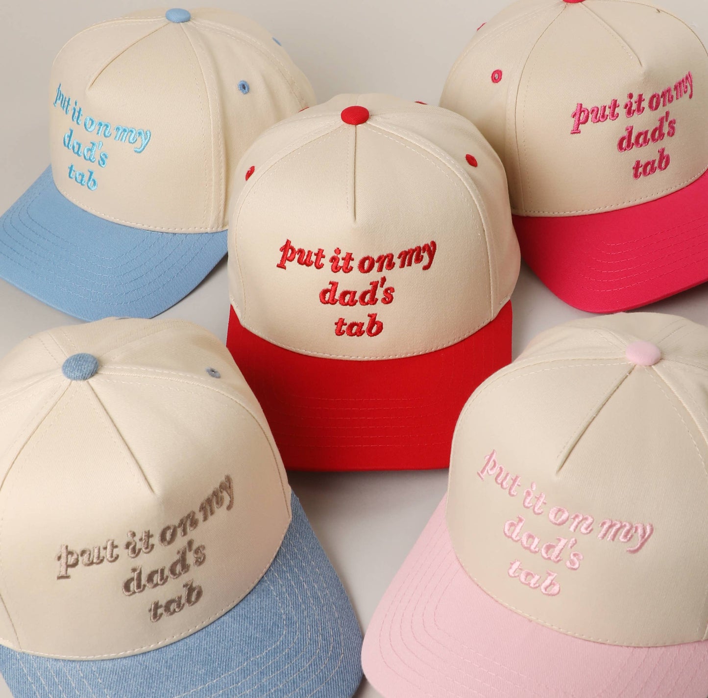 PUT IT ON MY DAD'S TAB KIDS Trucker Hat
