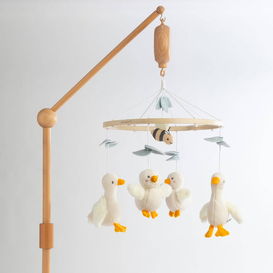 Musical Wooden Mobile - Goosey Goosey