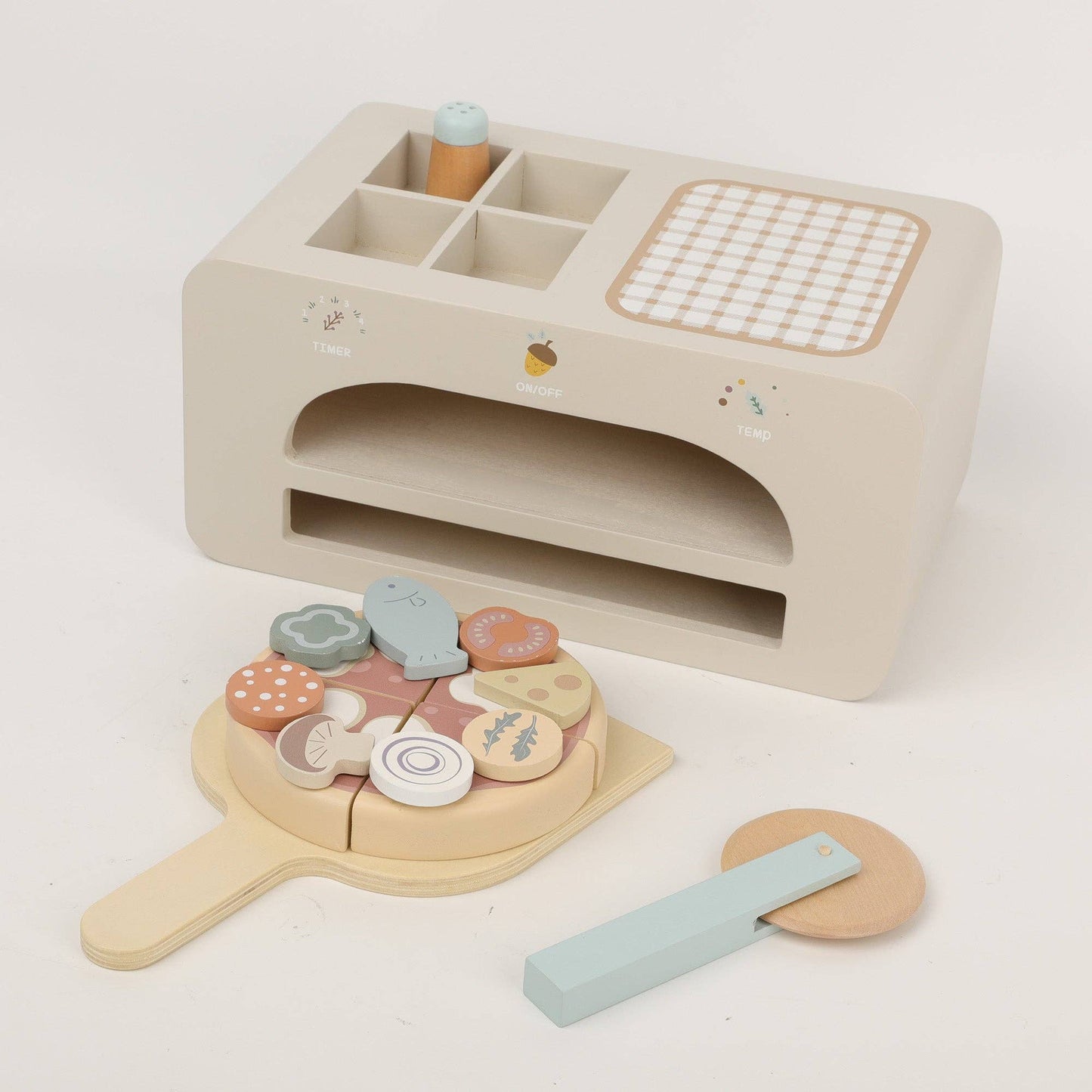 Wooden Pizza Oven Set
