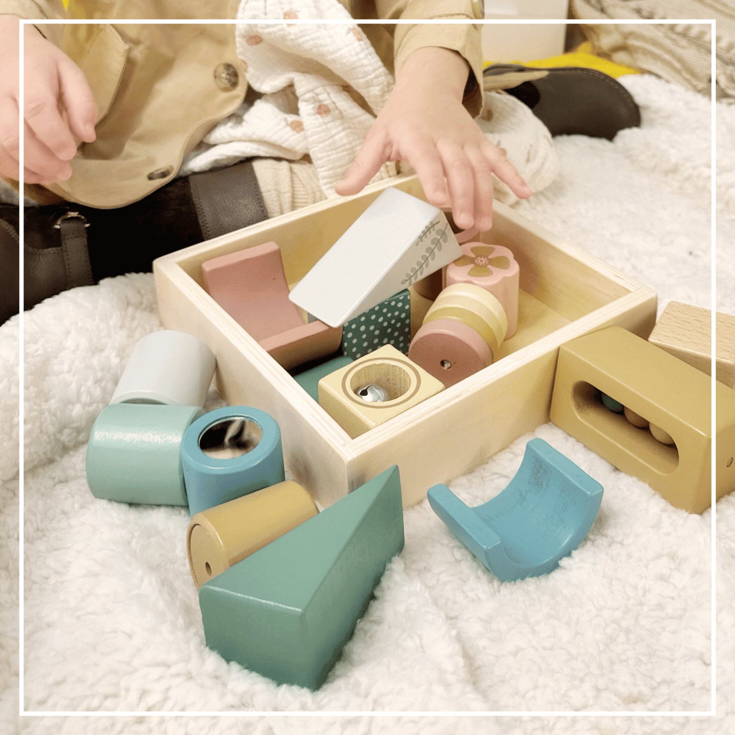 Wooden Activity Blocks 15pc