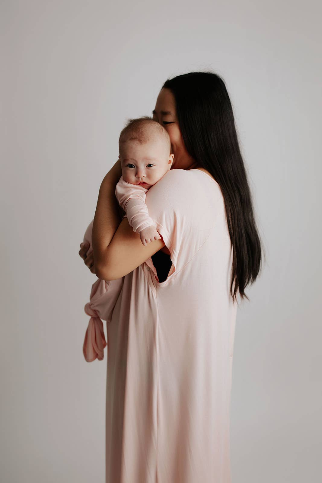 Heavenly Pink Labor and Delivery/ Nursing Gown