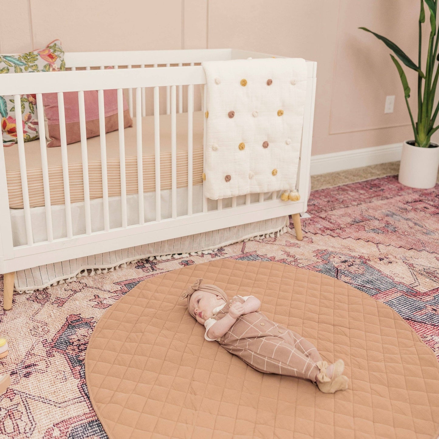 Quilted Round Play Mat