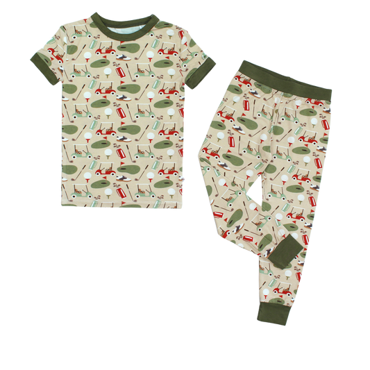 Tee Time Golf Bamboo Pajama Set