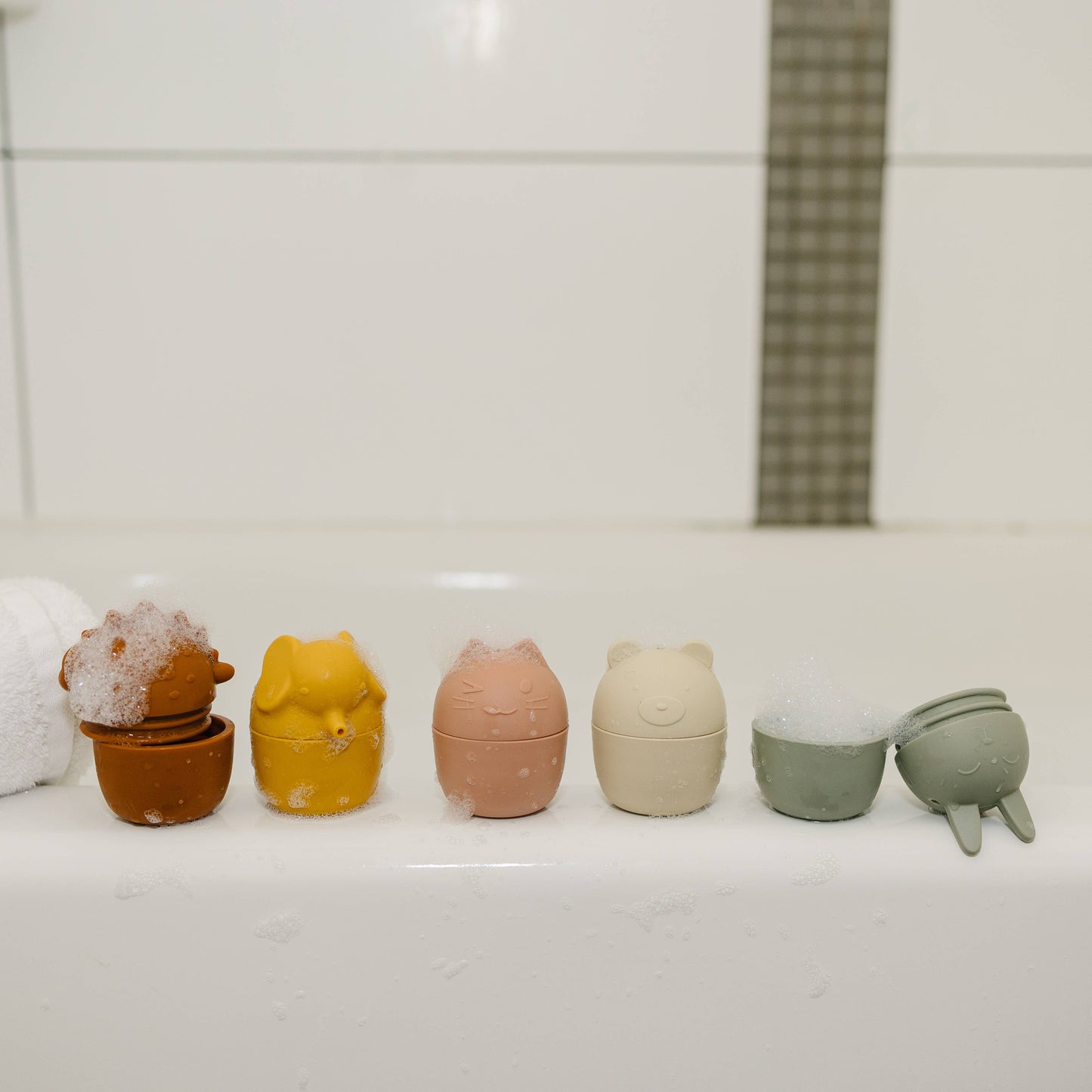 Silicone Bath Toy Set 