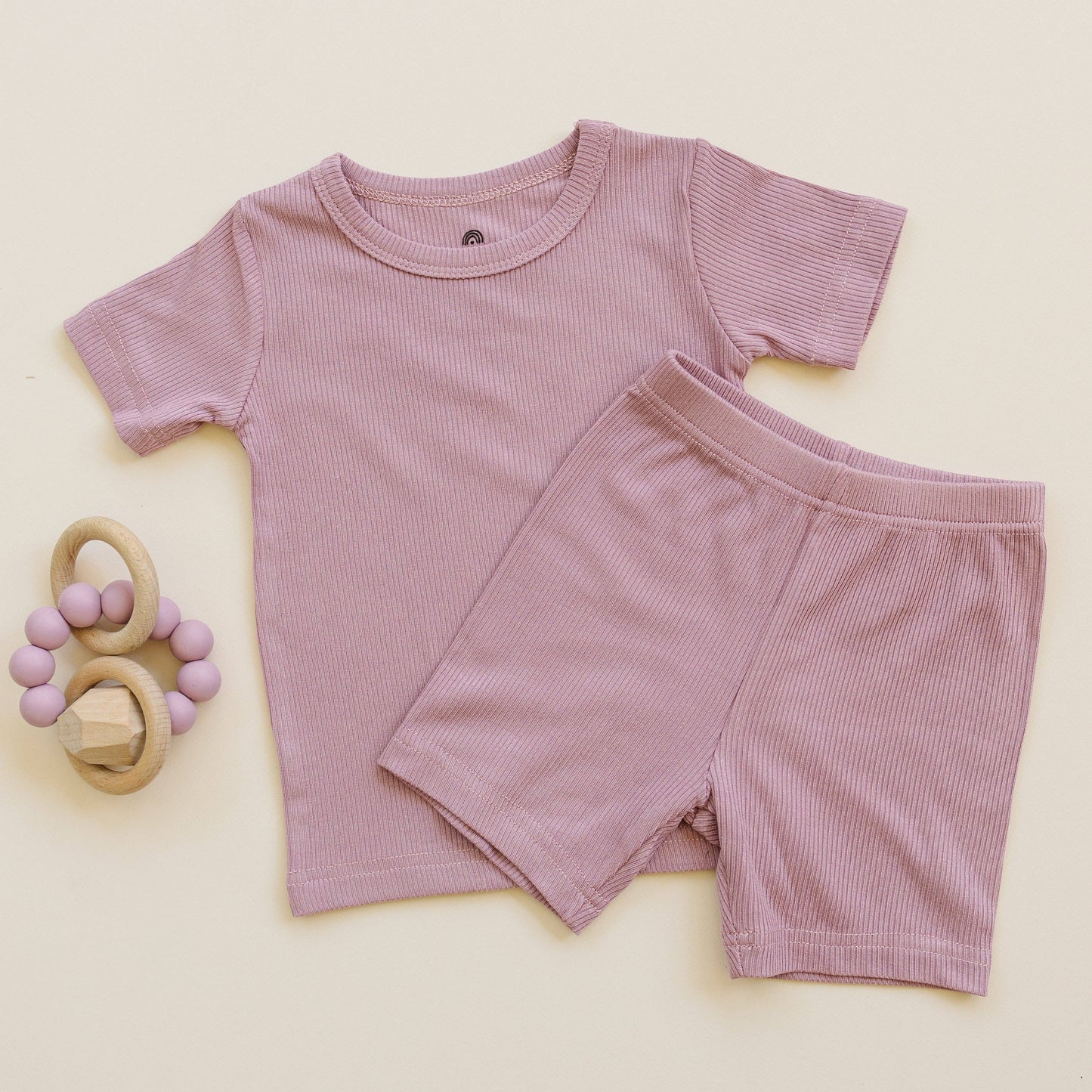 Solid Ribbed Bamboo 2pc Pajamas